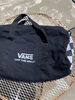 Vans Off The Wall Black Checkerboard duffel bag